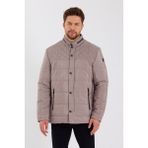 Sivaist Erkek Krem Regular Iç Cepli Içi Kürklü Yıkanabilir Regular Kapitone Mont&kaban - 3XL