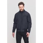 Sivaist Erkek Lacivert Mevsimlik Triko Detaylı Fermuarlı Iç Cepli Mont&Ceket - 2XL