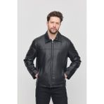 Sivaist Siyah Erkek Basic Suni Deri Yazlık Ceket&Mont - XL