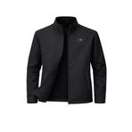 SİVAİST Siyah Erkek Polyester Karışımlı İnce Rüzgarlık Su Ve Rüzgar Geçirmez Mevsimlik&Yazlık Mont