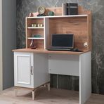 Sivas Gözde Mobilya 110x60x144 cm Trend Yarım Kitaplıklı Genç Odası Çalışma Masası
