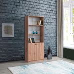 Sivas Gözde Mobilya Ekonomik Kapaklı 3 Raflı 72x182x35 cm Kitaplık