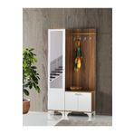 SİVAS GÖZDE MOBİLYA Elmas Portmanto Askılık Ayakkabılık Aynalı 100x36x193 ELM2PRTM