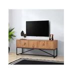 Sivas Gözde Mobilya Loft Ferforje Çekmeceli 150 cm Tv Sehpası