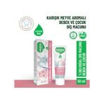 Siveno %100 Doğal Diş Macunu Bebek - Çocuk İçin Karışık Meyve Aromalı Florürsüz 50 ml