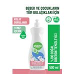 Siveno %100 Doğal Emzik Ve Biberon Temizleyicisi Bitkisel Elde Bulaşık Sabunu Nemlendirici Vegan 500 ml