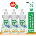 Siveno %100 Doğal Sıvı Kastil Sabun Portakal Yağlı Tazeleyici Nemlendirici Bitkisel Vegan 300 ml X3 Adet