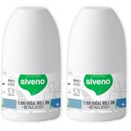 Siveno%100 Doğal Roll On Beyazlatıcı Etkili Deodorant Ter Kokusu Önleyici Bitkisel Lekesiz Vegan 50 ml (2 paketi)