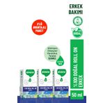 Siveno%100 Doğal Roll-on Erkek Deodorant Ter Kokusu Önleyici Leke Bırakmayan Vegan 50 ml X 3 Adet