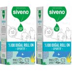 Siveno%100 Doğal Roll-On Sportif Sporcu Deodorant Ter Kokusu Önleyici Bitkisel Lekesiz Vegan 50 ml (2 paketi)
