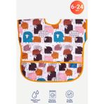 Sıvı Geçirmez Mama-Salya Önlüğü 6-24 Ay - Standart - Renkli