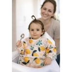 Sıvı Geçirmez ve Leke Tutmaz Bebek Mama Önlüğü, 6-24 Ay Ayarlanabilir, Yumuşak ve Kolay Temizlenebilir, Günlük Kullanım İçin Limon