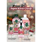 Sıvı Sabun 500ml ve 1500ml, Kolonya 1lt, Kolonyalı Mendil 150'li Japon Kiraz Çiçeği ve Rosie