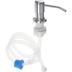 Sıvı Sabun Dağıtıcı Mutfak Lavabo Abs Plastik Dahili Losyon Pompası Uzatma Tüpü Mutfak Lavabo Tezgah Banyo / Mutfak | Sıvı Sabunluk - Gümüş