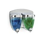 Sıvı Sabunluk Ikiz 350+350 Ml Krom Kaplama Royaleks-f038