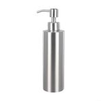Sıvı Sabunluk Pompası, 304 Paslanmaz Çelik, Dayanıklı ve Cilalı, Banyo veya Mutfak için Büyük Kapasiteli, Çıkarılabilir Üstlü Kolay Doldurulabilir (350 ML)