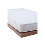 Sıvı Su Geçirmez Alez, Pamuklu Köşe Lastikli Yatak Koruyucu,%80 Pamuk%20 Polyester, 30 Derece Yıkanabilir, Hipoalerjenik, Beyaz (180x200 Cm)