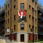 Sivil Mustafa Kemal Atatürk -Ay Yıldız Dış Cephe Poster Bayrak - 200x300cm (2 x 3 metre)