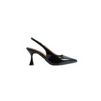 Sivri Burun Açık Yan Bantlı İnce Topuk Kadın Stiletto Ayakkabı, Şık Abiye Modeli Günlük Davet (Siyah Rugan, EU Ayakkabı Beden Sistemi, Yetişkin, Kadın, Sayısal, Orta, 40)