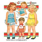 Six Little Steppers Paper Dolls