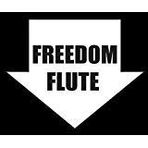 SixtyTwo24 Freedom Flute- 12,7 cm Çıkartma (Beyaz)- Kovucu Çıkartma, Rollin Kömür Çıkartması, Rolling Coal, Black Smoke Matters Çıkartma, Stroker, Dizel, Yığınlar, Çıkartma, Vinil Borular