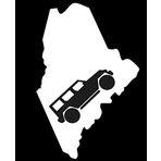 SixtyTwo24 ME Maine State 4x4 12,7 cm Çıkartma ile {Beyaz}- 4x4, Komik Çıkartma, 4x4 Offroad Çıkartma Çıkartması, Rock Crawler