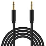 Siyah 3.5mm Stereo Ses Kablosu 1 Metre