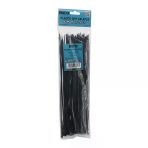 Siyah 3.6X300mm Plastik Cırt Kelepçe 100Pcs (4915)