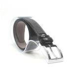 Siyah 3 cm Klasik Metal Tokalı Rugan Erkek Çocuk Kemer