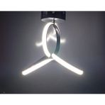 Siyah 3 Renk Plafonyer LED Modern Avize - Siyah - Beyaz