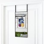 Siyah 30x60cm Cam ve Alüminyum Kapı Aynası | Şık Duvara Asılabilir Tasarım | Modern Ev Dekoru ve İşlevsel Kullanım için İdeal