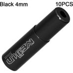 Siyah-4mm Tarzı Bisiklet Bisiklet Alüminyum Alaşımlı Attırıcı Vites Fren Kablosu Uç Kapağı Konut Ferüller Kıvrımlar Tozluk Tel Ucu (Yurt Dışından) - 1