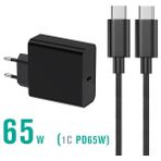 Siyah-Ab 45W 65W 20V 3.25A USB Tip C Pd Şarj Cihazı USB C Güç Dizüstü Bilgisayar Adaptörü Macbook Pro 12 13 Için Huawei Matebook Hp Dell Xps Dizüstü Bilgisayarlar (Yurt Dışından) - Renkli - Notebooks