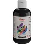Siyah Akrilik Boya 250 gr - Ahşap