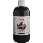 Siyah Akrilik Boya 500 gr Sanatsal, Dekoratif, Hobi Amaçlı, Canlı Renkler