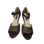 SİYAH ALTIN PETEK- LATİN-SALSA-TANGO DANS VE SALON AYAKKABIS 8,5 CM 13 PONT KADEH MODEL KAPALI TOPUK (EU Ayakkabı Beden Sistemi, Yetişkin, Sayısal, Orta, 38)