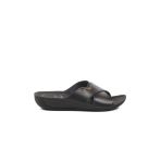Siyah Anatomik Kadın Düz Terlik
