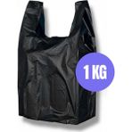 Siyah Atlet Market, Manav, Çöp Küçük Boy Poşet 1 kg