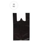 Siyah Atlet Poşet Büyük Boy 50X90 Cm Takriben 240 Adet 20 Kg