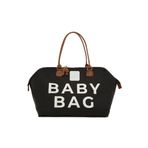 Siyah Baby Bag Baskılı Bebek Bakım Çantası M000002169