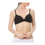 Siyah Balensiz Pamuklu Modal Yumuşak Kaplı Sırtı Çapraz Soft Sütyen, 90B, İM2211-1-198IGP103483