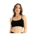 Siyah Bambu İp Askılı Çıkarılabilir Pedli Büstiyer Sütyen, XS, QN708-19804IGP27193542