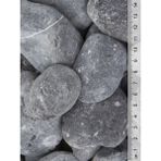Siyah Bazalt Taş 2 kg 4-6 cm Bahçe ve Dekorasyon Taşı - Seçenek 1 - Ahşap