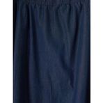 Siyah Beli Lastikli Kloş Jean Etek