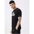Siyah - Beyaz Erkek T-Shirt AR5006-011 M Tee Just Do It Swoosh
