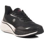 Siyah-Beyaz Fileli Unisex Spor Ayakkabı Maures 101 25063 G - Siyah - Beyaz