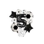 Siyah Beyaz Futbol Top Folyolu Balon Yaş Set, 5 5011596078