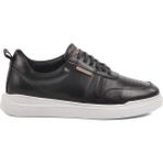 Siyah Beyaz Hakiki Deri Erkek Sneaker Premium 412 M - 00Siyah-Beyaz