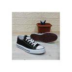Siyah-Beyaz Kısa Unisex Sneaker Keten Spor Ayakkabı
