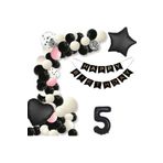 Siyah Beyaz Konsepti Balon Set, 5